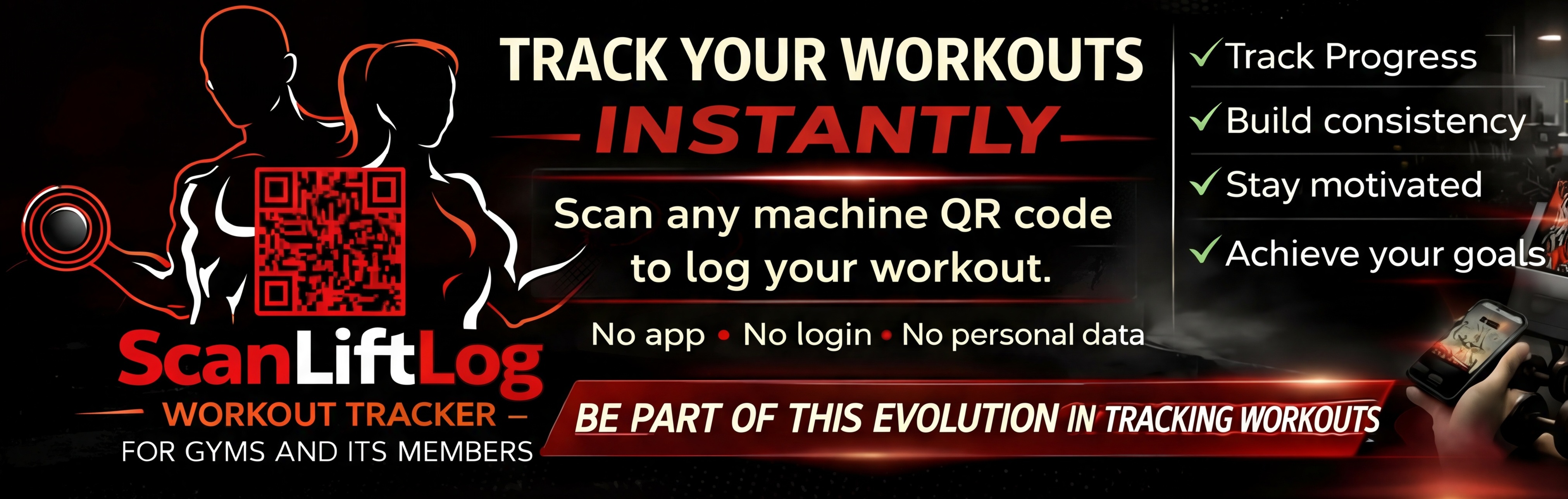 ScanLiftLog promotional banner